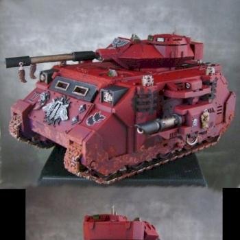 Red Space Wolves Predator by andee