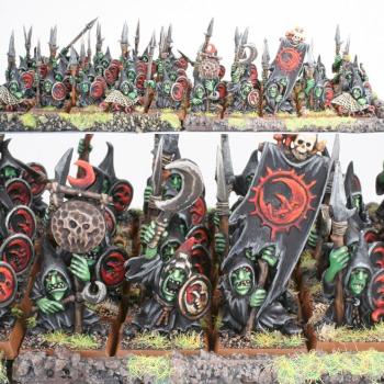 Night Goblins with Spears by TKNY