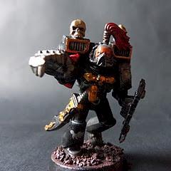 Raven Guard Space Marine Assault Sergeant by figureshobby2010