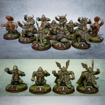 Blood bowl bloodbowl DWARFS team CONVERTED pro painted x14 by tyyler