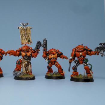 Blood Angels Tactical Squad by slickwilly79