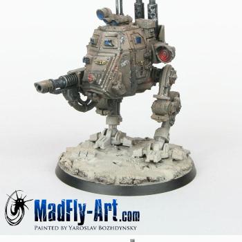 Imperial Guard Sentinel by MadFlyArtStudio
