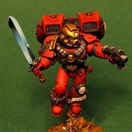 Blood Angels Vanguard Veteran Space Marine by darkkis