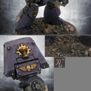 Soul Drinker's Contemptor Pattern Dreadnought by Sarpedon
