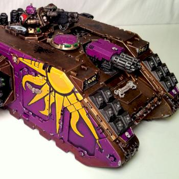 Unconquered Sun Marines Variable Land Raider as Crusader by Spanglo