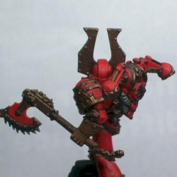 Khornate Bezerker (rear) by Draegon