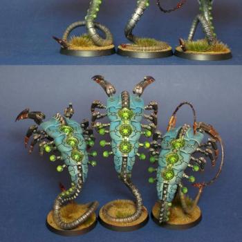 Necron Canoptek Wraiths by Byronic