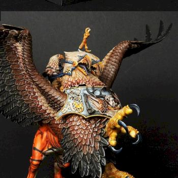 Empire Amber Battle Wizard Lord on Griffon by BloodyBeast.com