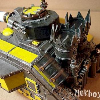 Looted Leman Russ, engine detail by Spanglo
