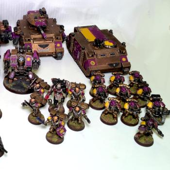 Unconquered Sun Space Marine Army, 1500 points by Spanglo