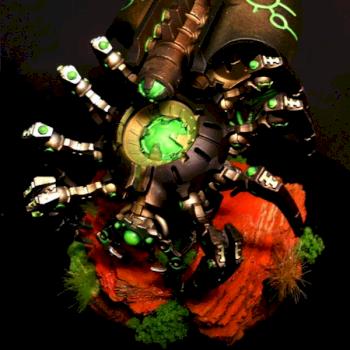 Necron canoptek spyder by Tryzna