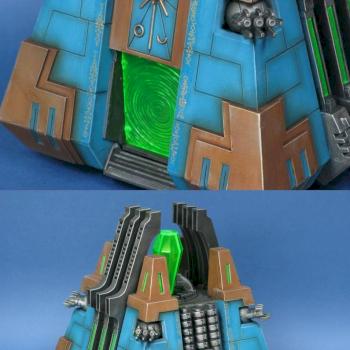 Necron Monolith by Byronic
