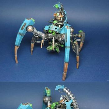 Necron Triarch Stalker by Byronic