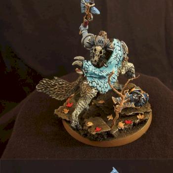 Wolf Lord on Thunderwolf space Wolves new by turbo