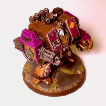 Venerable Dread with Assault Cannon, CCW, Heavy Flamer by Spanglo