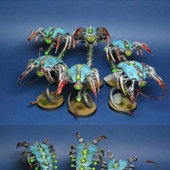 Necron Canoptek Wraiths by Byronic