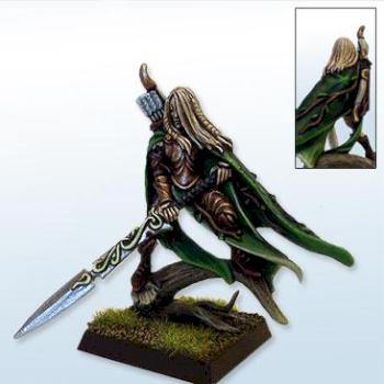 Wood Elf Lord with Great Weapon by Poa