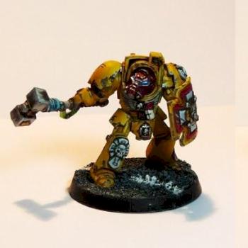 Imperial Fist Terminator Energy Hammer #1 by PoneyBoy