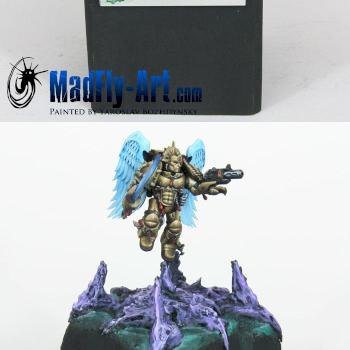 Blood Angels Sanguinary Guard - Mind Shock by MadFlyArtStudio
