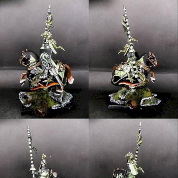 Warhammer Bretonnian Champion Knight of Fire Dragon by tinman755