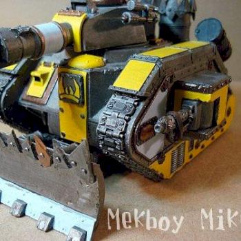 Looted Leman Russ, front detail by Spanglo