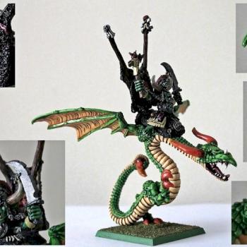 Orc Shaman on Wyvern by Tiberius122