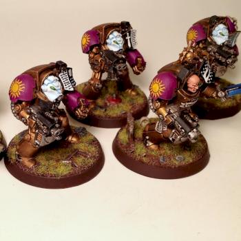 Unconquered Sun Marines First Company Squad Trucido by Spanglo