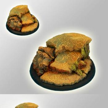 Royal Lions Ruins round base 50mm by rene
