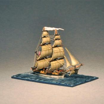 1:1200 Napoleonic Brig by whitejamest