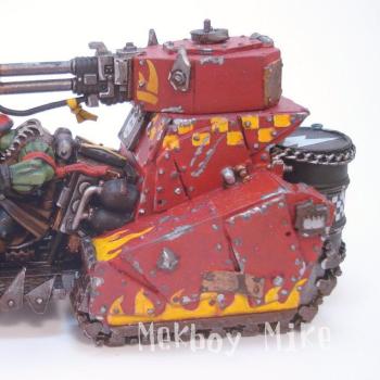 Scratchbuilt Skorcha left side by Spanglo