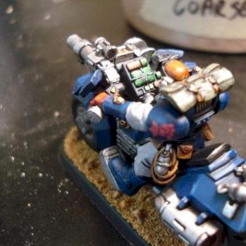 Crimson Fist Scout Bike by Spanglo