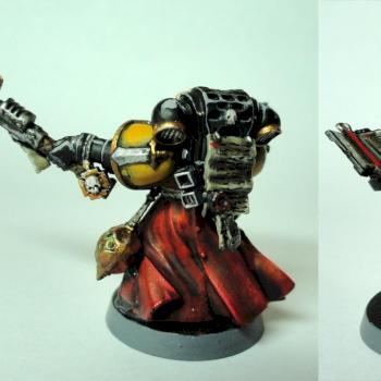 Imperial Fist recclusiarch chaplain by Pervader