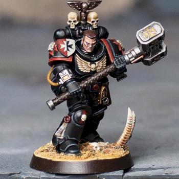 Black Templars Primaris Intercessor with Thunder Hammer by The Apothecary