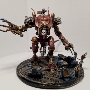 Custom khorne knight by Wavexer