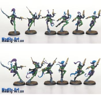 Harlequin Troupe 5 by MadFlyArtStudio