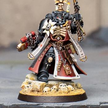 Black Templars Primaris Conversion of Chaplain Grimaldus by The Apothecary