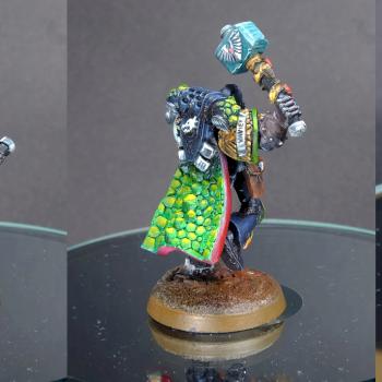 Salamander Chaplain Xavior by willsham