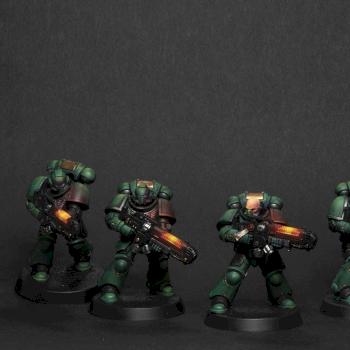 Space Marine Plasma Squad by deady