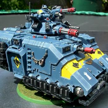 Space Wolf Repulsor by Karhedron