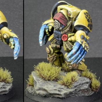 Captain in Terminator Armour by Machine Spirit
