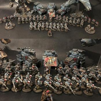 Astra Militarum Army | Scion Tempestus Theme #1 by Milosz Wojtasik