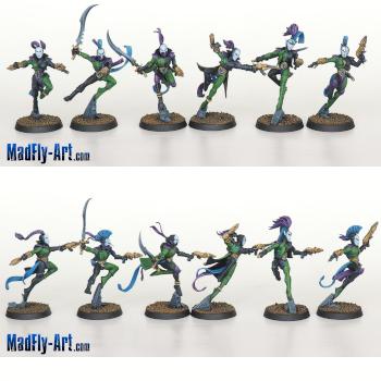 Harlequin Troupe 2 by MadFlyArtStudio