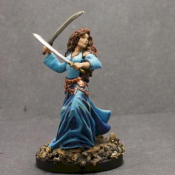 Dark Sword Female Blade Warrior by superbug983