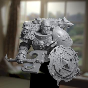 Bjorn - Space Wolves - Sculpt by Chobbo