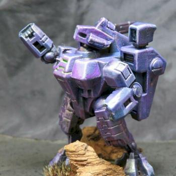 Tau Xv8 Crisis Battlesuit Commander w/ Drone by UncleZoZo