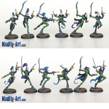 Harlequin Troupe 4 by MadFlyArtStudio