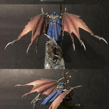 Chaos Lord on Manticore by Milosz Wojtasik