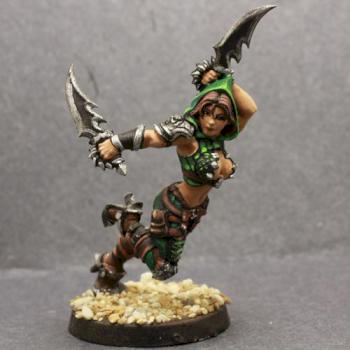 Female Resin 28-30mm Tabletop miniature Thieves and Assassins by superbug983