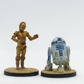 Imperial Assault C3P0 & R2D2 by ShattuckEW