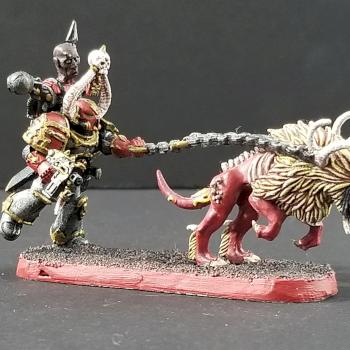 Lucius Arnim, IB Beast Wrangler & Maldito, Alpha Blazehund by OgrePie